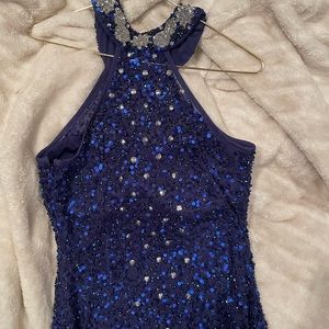 Blue Homecoming Dress